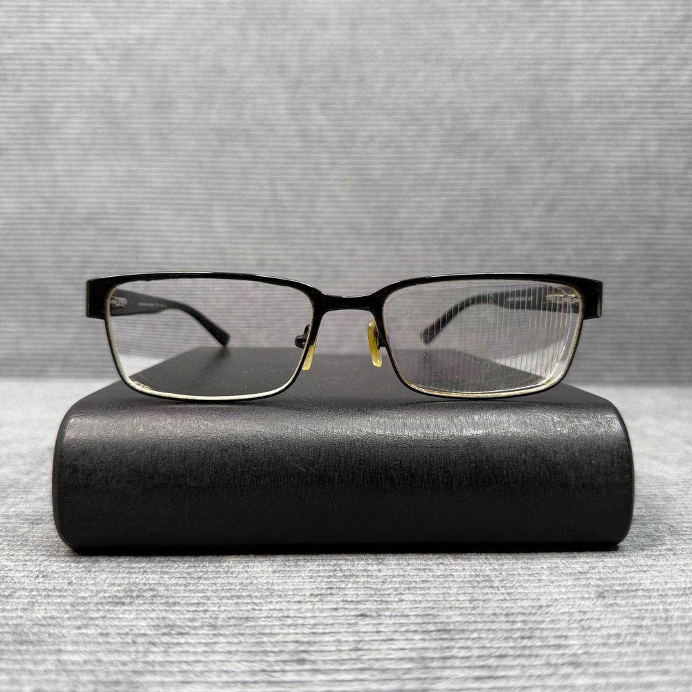 Armani Exchange AX 1017 6000 Black Rectangular Eyeglasses Frames 54-17-140